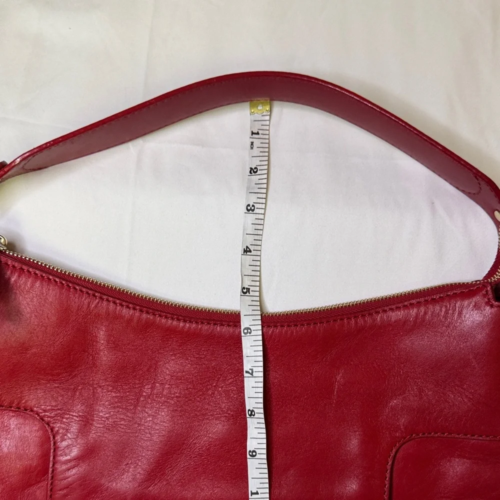 Kate Spade New York Red Leather Shoulder‎ Bag – Floral Lining